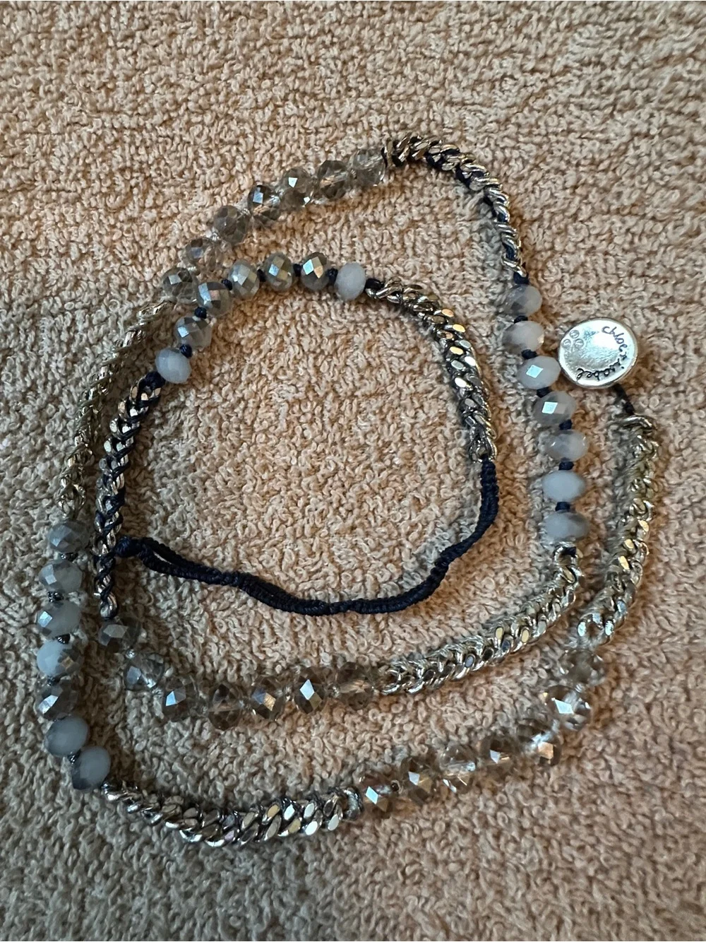 Bundle of 4 Chloe+ Isabel wrap bracelet/necklaces